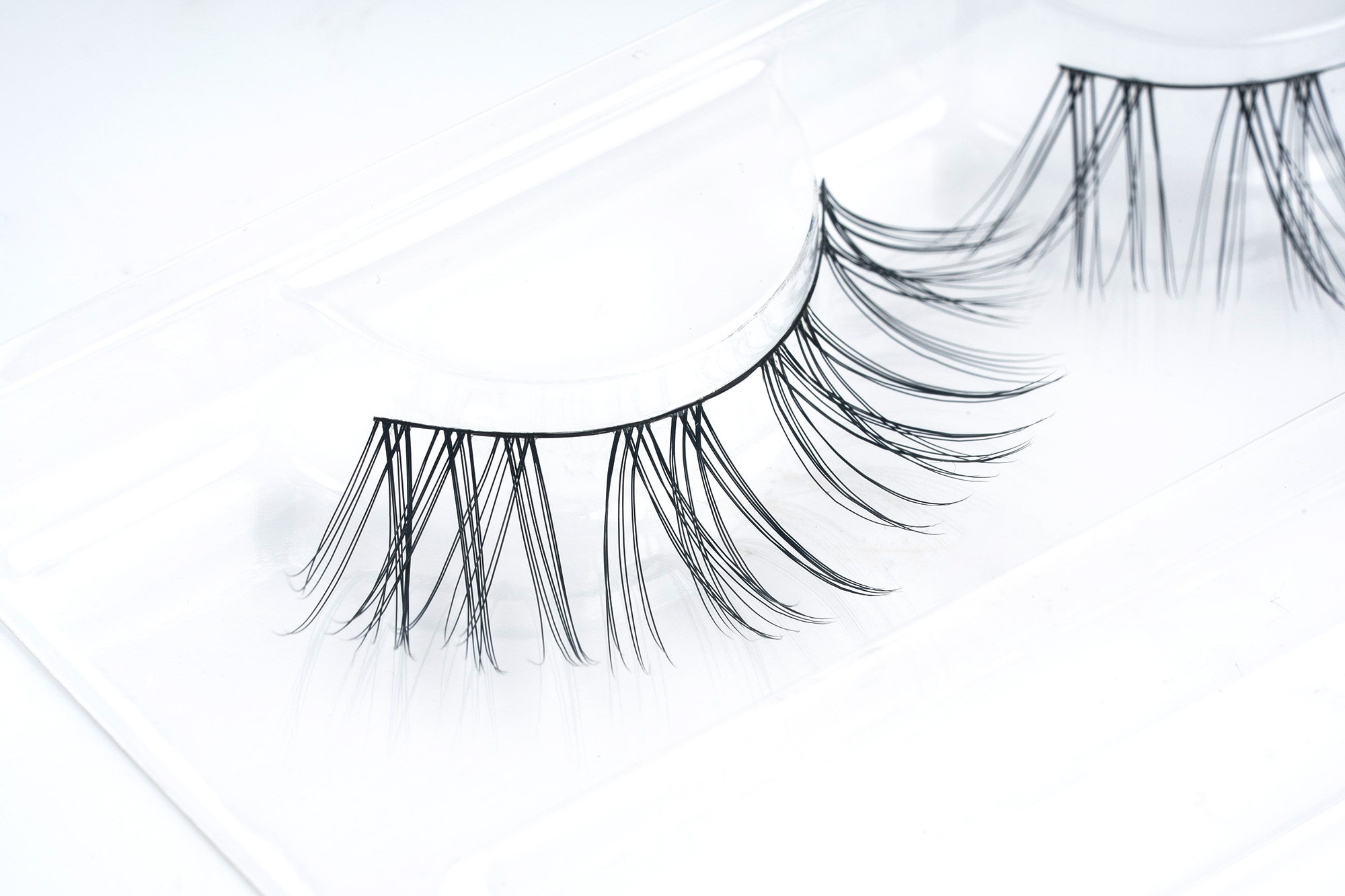 Original photograph of GA black-band DIY lash segments